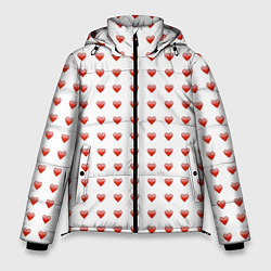 Куртка зимняя мужская Сердце эмодзи, цвет: 3D-светло-серый