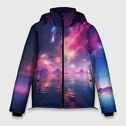 Куртка зимняя мужская Space and islands, цвет: 3D-светло-серый