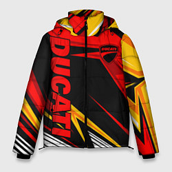 Куртка зимняя мужская Ducati - red uniform, цвет: 3D-черный