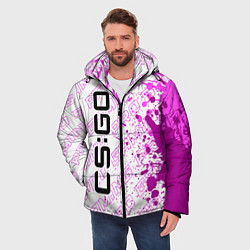 Куртка зимняя мужская Counter Strike pro gaming: по-вертикали, цвет: 3D-черный — фото 2