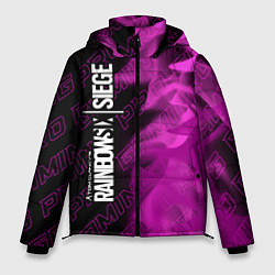 Куртка зимняя мужская Rainbow Six pro gaming: по-вертикали, цвет: 3D-черный