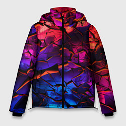 Куртка зимняя мужская Светящаяся Земля, цвет: 3D-светло-серый