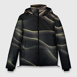 Куртка зимняя мужская Объемная темная текстура, цвет: 3D-светло-серый