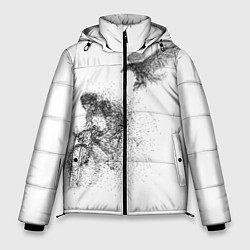 Куртка зимняя мужская Скорость,моя стихия, цвет: 3D-светло-серый