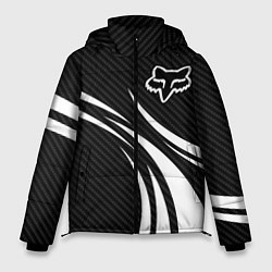 Куртка зимняя мужская Fox carbon line - white, цвет: 3D-черный