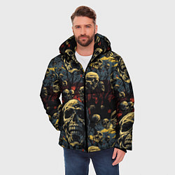 Куртка зимняя мужская Крик ужаса, цвет: 3D-черный — фото 2