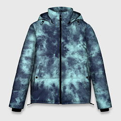 Куртка зимняя мужская Tie-Dye дизайн, цвет: 3D-черный