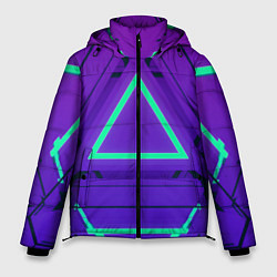 Куртка зимняя мужская Твой стиль геометрия 1, цвет: 3D-черный