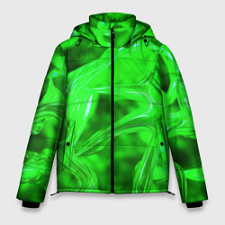 Куртка зимняя мужская Geometry green, цвет: 3D-светло-серый