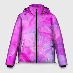 Куртка зимняя мужская Розовая текстура, цвет: 3D-черный