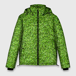 Куртка зимняя мужская Зелёный газон, цвет: 3D-светло-серый