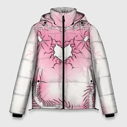 Куртка зимняя мужская Сердце сколопендры, цвет: 3D-черный