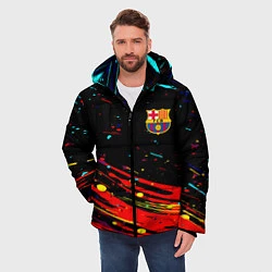 Куртка зимняя мужская Barcelona краски, цвет: 3D-красный — фото 2