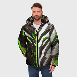 Куртка зимняя мужская Броня адская и райская зелёная, цвет: 3D-черный — фото 2