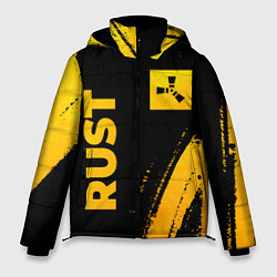 Куртка зимняя мужская Rust - gold gradient вертикально, цвет: 3D-черный