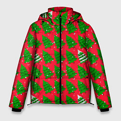 Мужская зимняя куртка Рождественские ёлки