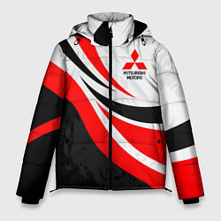 Куртка зимняя мужская Evo racer mitsubishi - uniform, цвет: 3D-красный