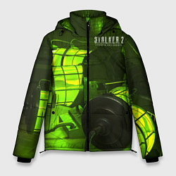Куртка зимняя мужская STALKER 2 капсулы осознания, цвет: 3D-черный