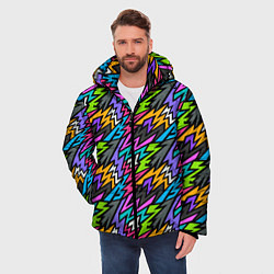 Куртка зимняя мужская Sharp colored, цвет: 3D-черный — фото 2