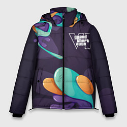 Мужская зимняя куртка GTA6 graffity splash