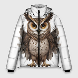 Куртка зимняя мужская Совушка с крыльями, цвет: 3D-светло-серый