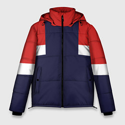 Куртка зимняя мужская Олимпийка 90х - Ретро, цвет: 3D-черный