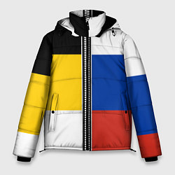 Куртка зимняя мужская Россия - патриот, цвет: 3D-черный