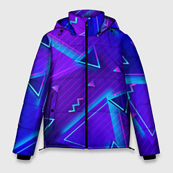 Куртка зимняя мужская Neon Pattern colored, цвет: 3D-черный