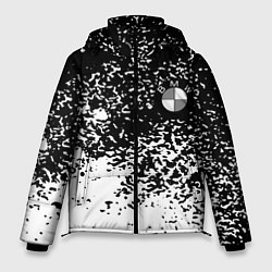 Мужская зимняя куртка BMW краски текстура