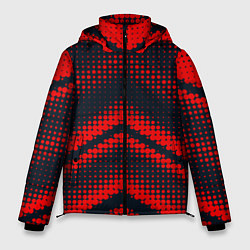Куртка зимняя мужская Geometric angles, цвет: 3D-светло-серый