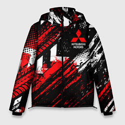 Куртка зимняя мужская Mitsubishi - sport style, цвет: 3D-красный