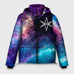 Куртка зимняя мужская Bring Me the Horizon space rock, цвет: 3D-черный