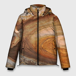 Куртка зимняя мужская Волны Юпитера - star dust, цвет: 3D-светло-серый