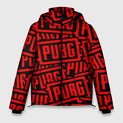 Куртка зимняя мужская PUBG pattern games, цвет: 3D-красный