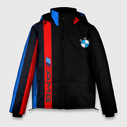 Куртка зимняя мужская BMW amg sport, цвет: 3D-светло-серый