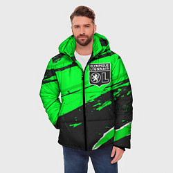 Куртка зимняя мужская Lyon sport green, цвет: 3D-черный — фото 2