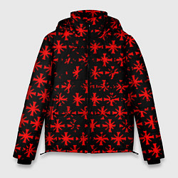 Куртка зимняя мужская Farcry текстура юбисофт гейм, цвет: 3D-черный