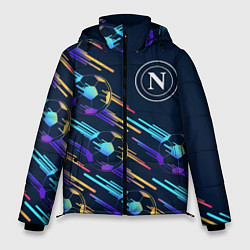 Куртка зимняя мужская Napoli градиентные мячи, цвет: 3D-черный