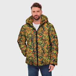 Куртка зимняя мужская Современный пятнистый камуфляж, цвет: 3D-светло-серый — фото 2