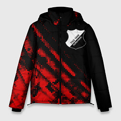 Куртка зимняя мужская Hoffenheim sport grunge, цвет: 3D-красный