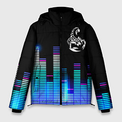 Куртка зимняя мужская Scorpions эквалайзер, цвет: 3D-черный