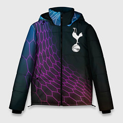 Куртка зимняя мужская Tottenham футбольная сетка, цвет: 3D-черный