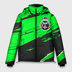 Куртка зимняя мужская Real Madrid sport green, цвет: 3D-черный