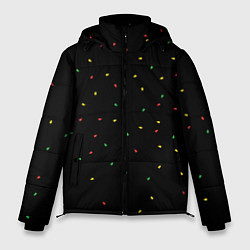 Куртка зимняя мужская Разноцветные семена, цвет: 3D-черный