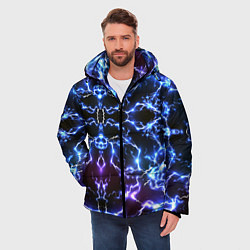 Куртка зимняя мужская Электрический разряд, цвет: 3D-светло-серый — фото 2