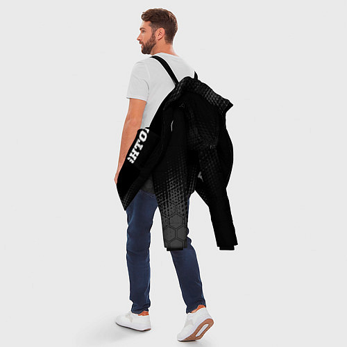 Мужская зимняя куртка Brighton sport на темном фоне вертикально / 3D-Черный – фото 5