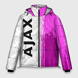 Куртка зимняя мужская Ajax pro football по-вертикали, цвет: 3D-черный