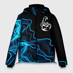 Куртка зимняя мужская Scorpions sound wave, цвет: 3D-черный