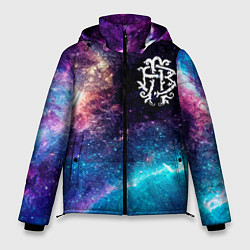 Куртка зимняя мужская Nickelback space rock, цвет: 3D-черный