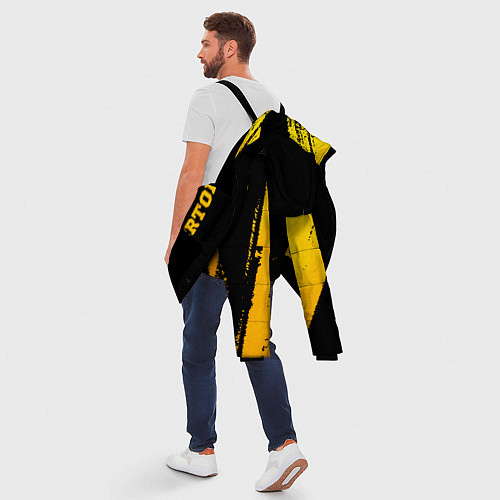 Мужская зимняя куртка Everton - gold gradient вертикально / 3D-Черный – фото 5